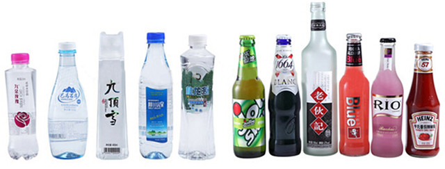 Повністю автоматична високошвидкісна ротаційна ПЕТ пластикова пляшка Машина для етикетування Типи пляшок